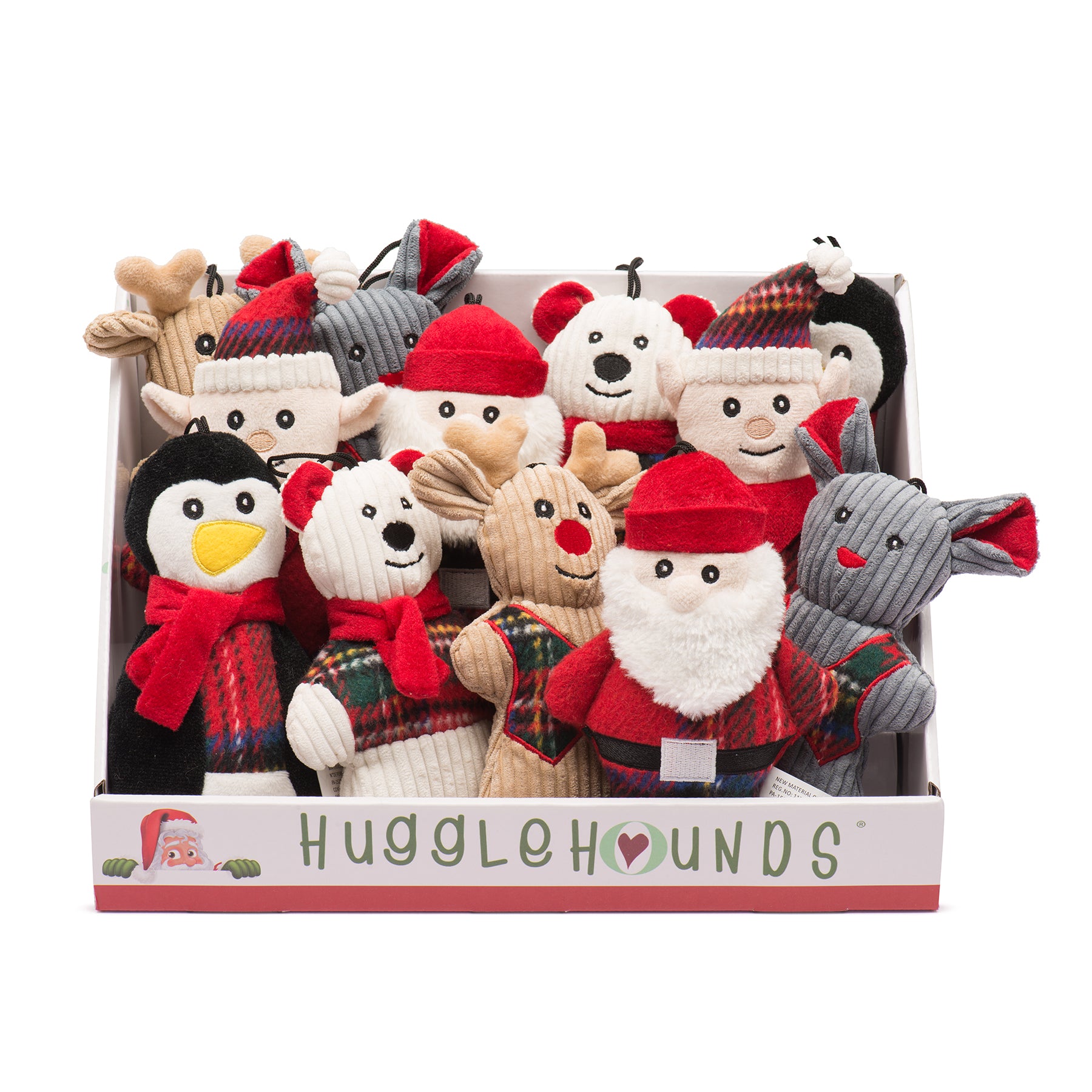 Tartan Tidings 12-Piece Plush Cookie Display Box