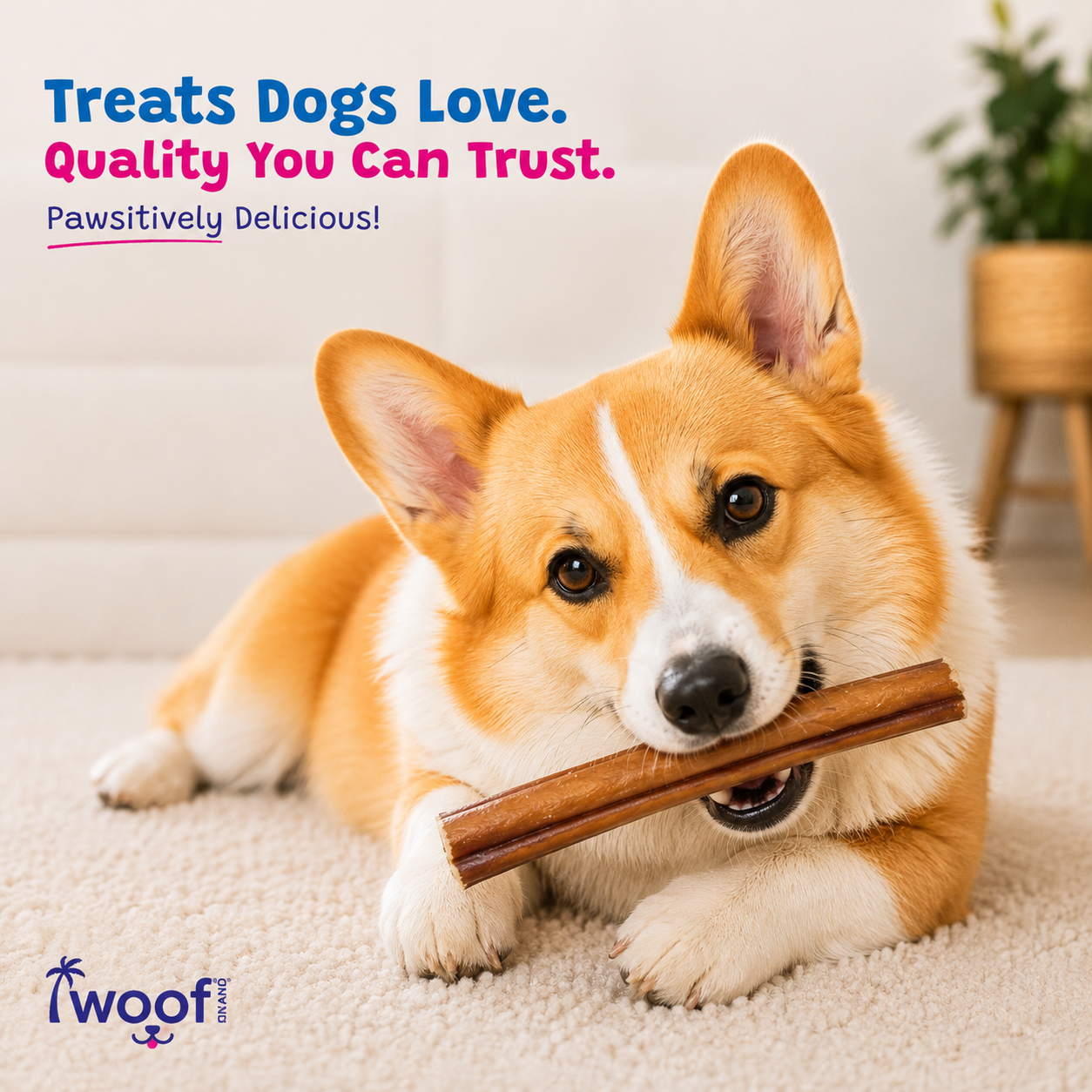 Woof Island Jumbo Beef Bully Stick, All Natural Single Ingredient Rawhide-Free Dog Chew for Aggressive Chewers 6 Inch - Image 6
