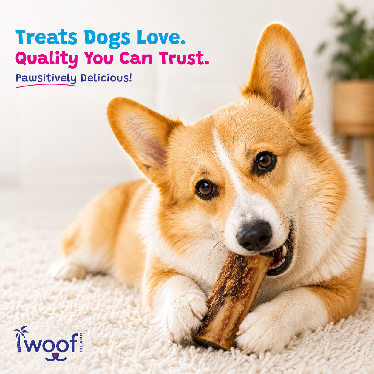 Woof Island Marrow Bone Dog Chew, Long-Lasting Natural Beef Bone for Aggressive Chewers 6 Inch - Image 6