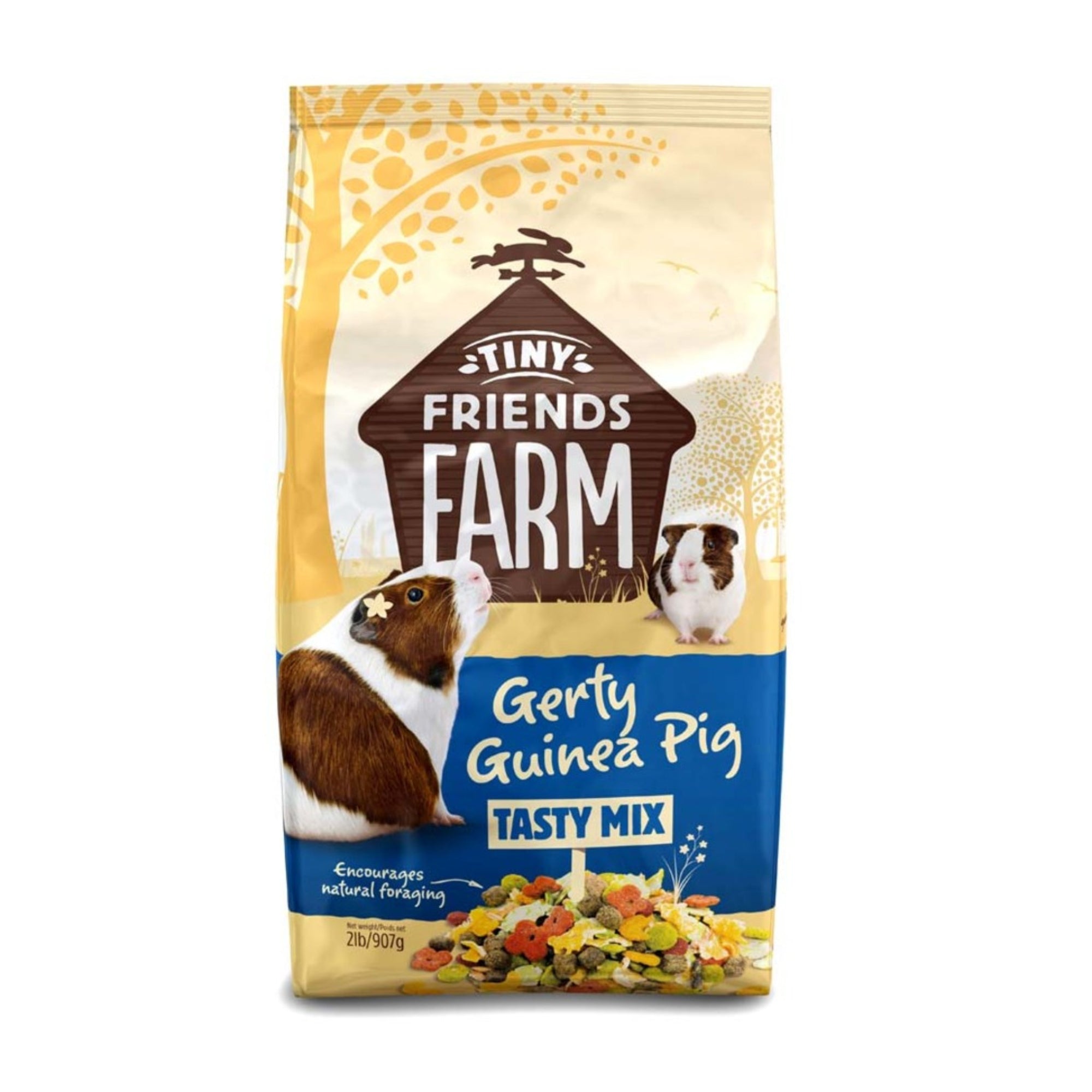 Tiny Friends Farm Gerty Guinea Pig Tasty Mix Dry Food 1ea/2 lb