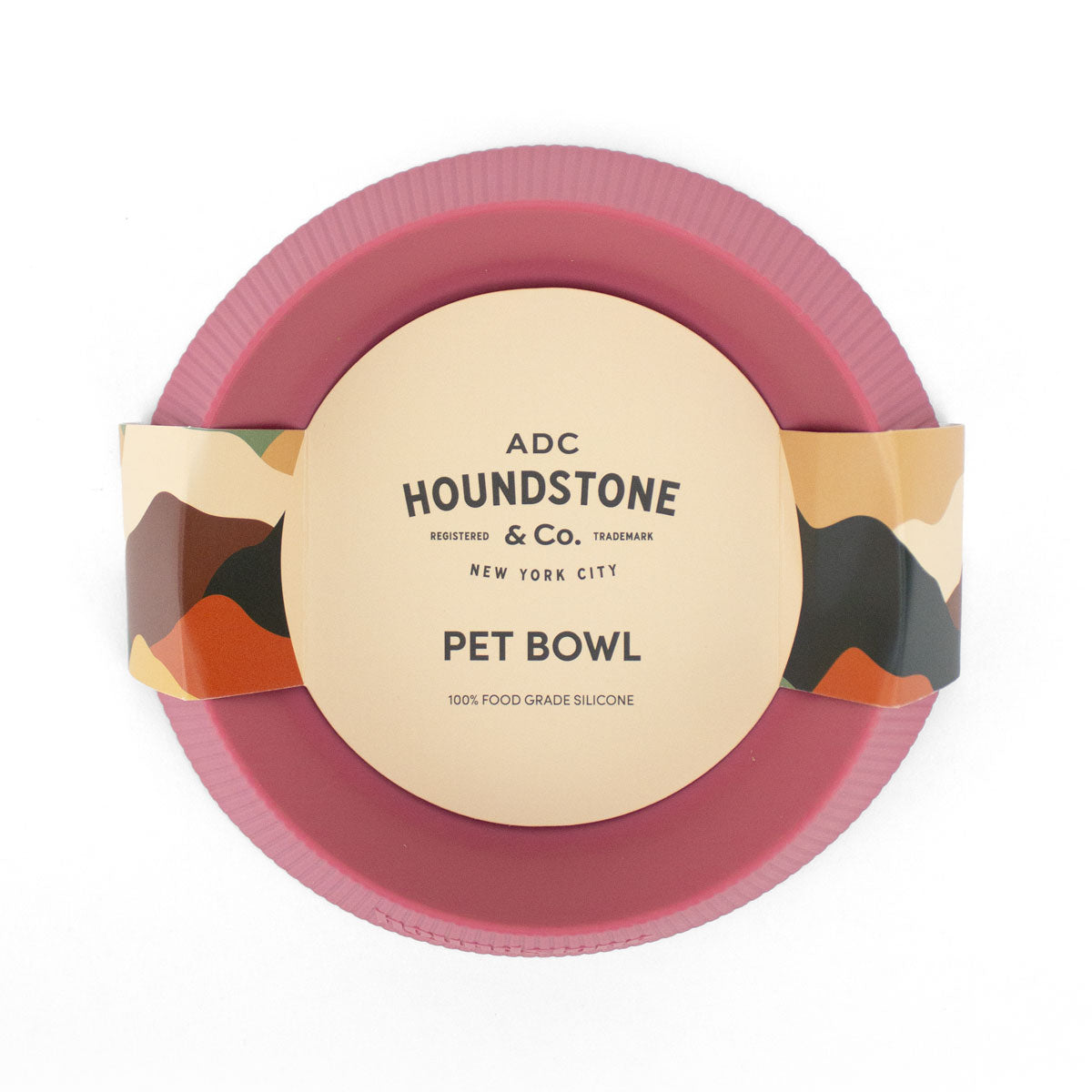 The Original Six Seven Silicone Cat Bowl, Rosewood