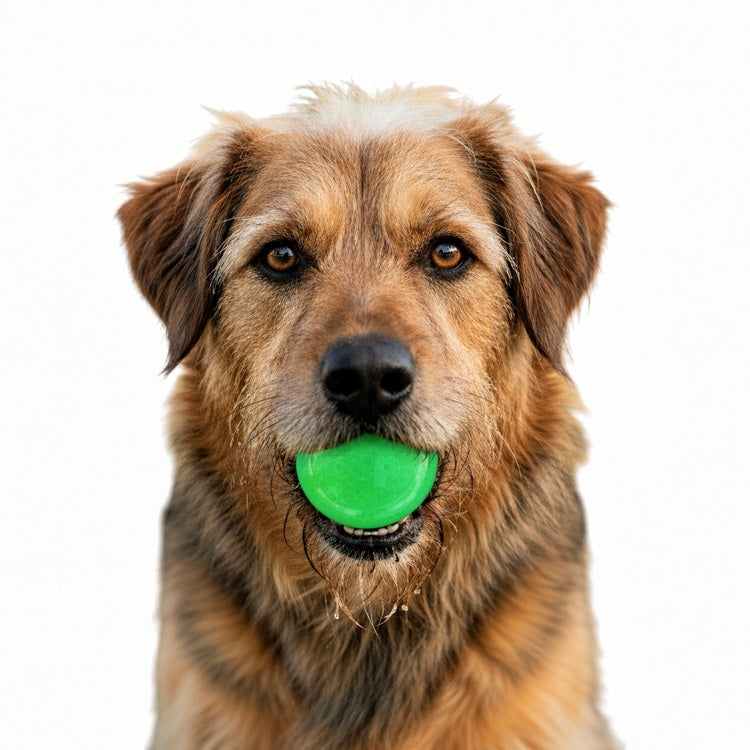 SodaPup Green Glitter Ball 2-Pack Dog Toy | Soft PUP-X Rubber Floating Fetch Treat Dispenser USA Made