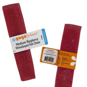 Gogo Medium Raspberry Himalayan Yak Chew