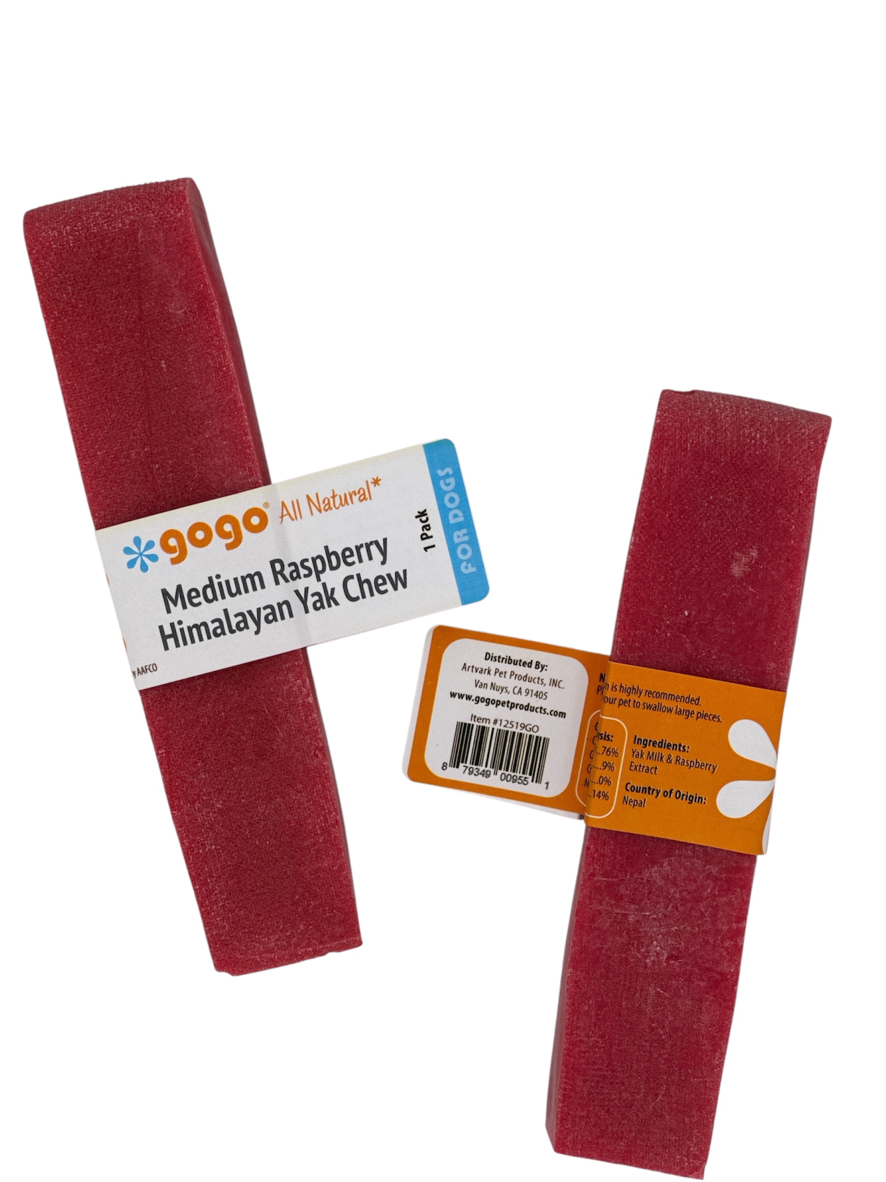 Gogo Medium Raspberry Himalayan Yak Chew