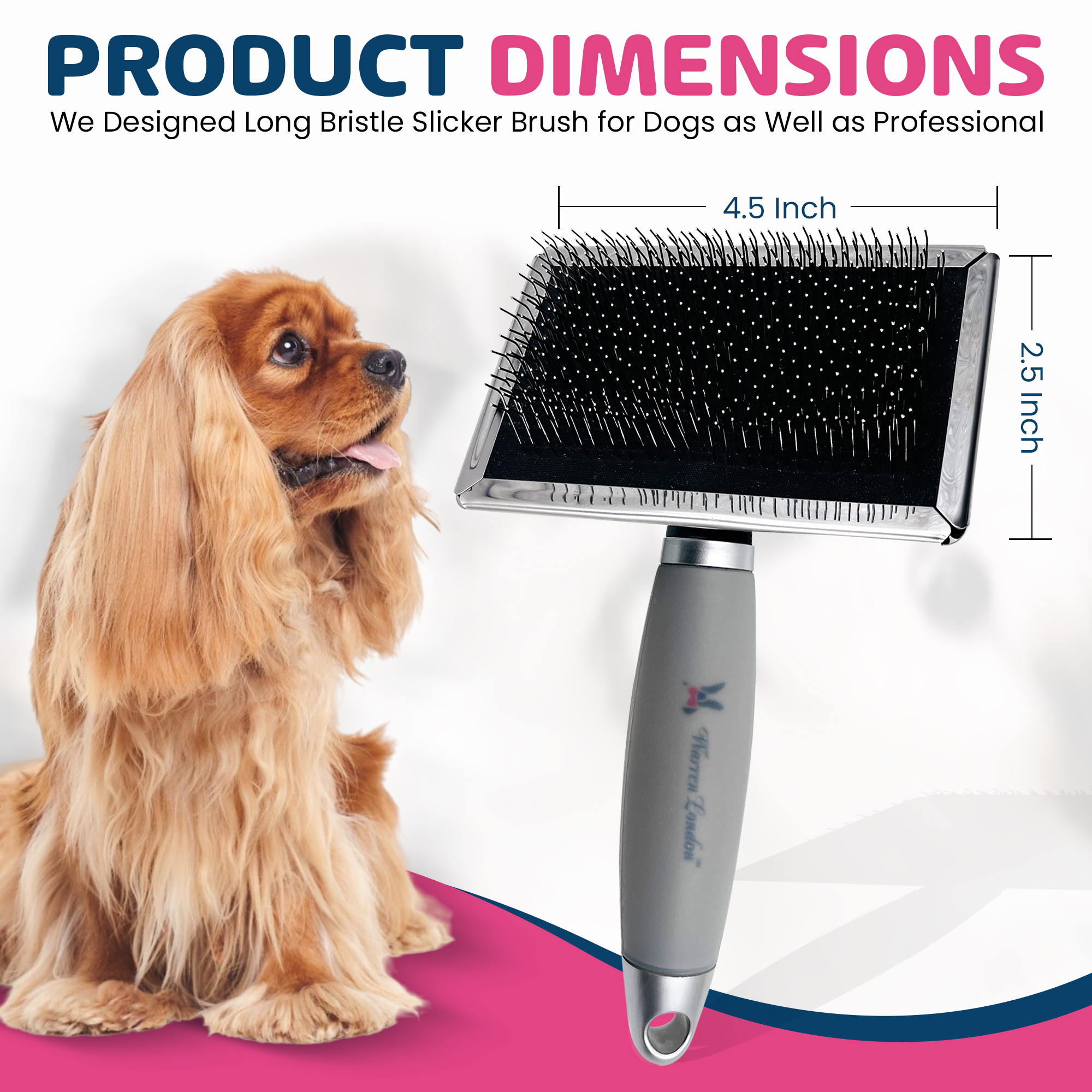 Gel-Handle Slicker Brush - Image 5