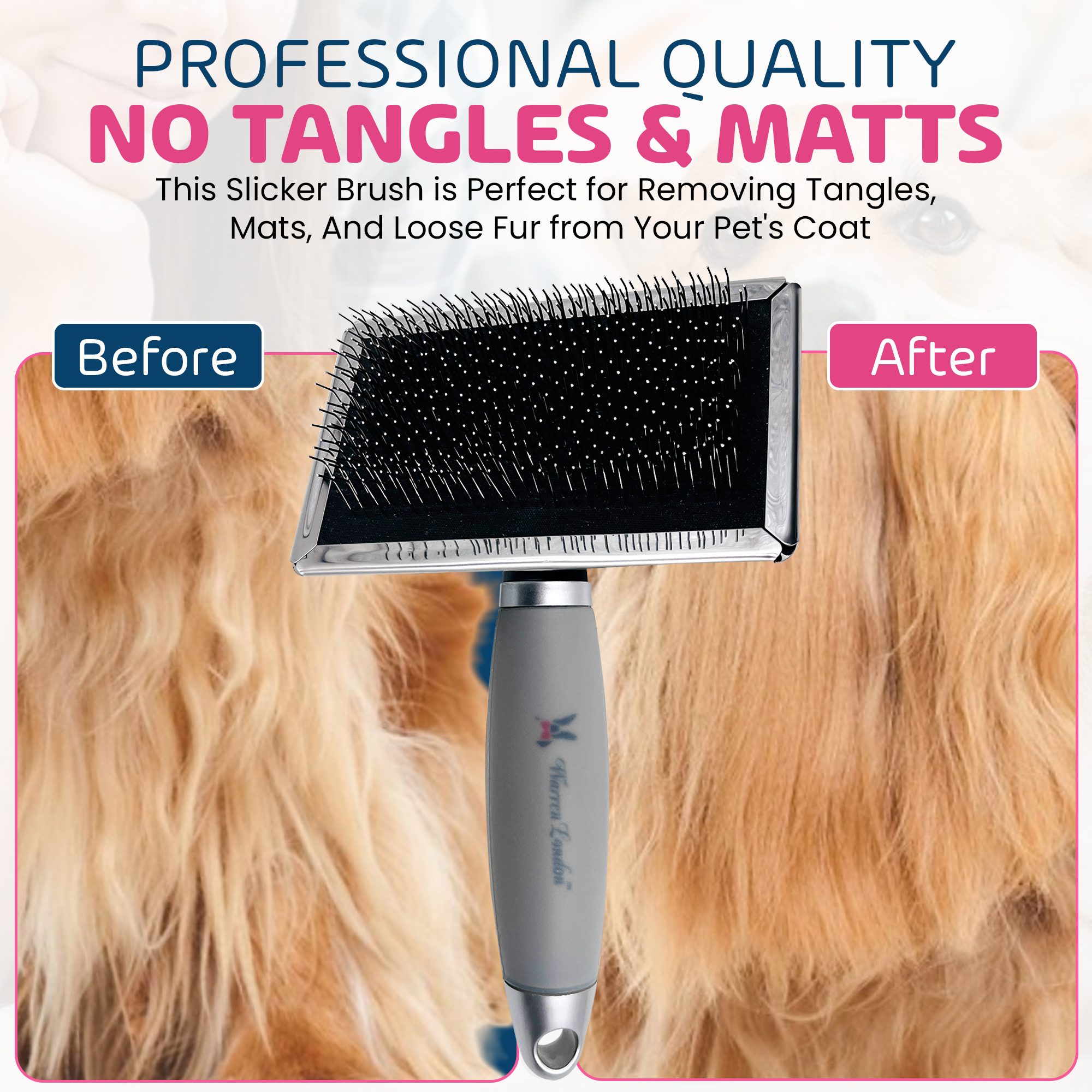 Gel-Handle Slicker Brush - Image 4