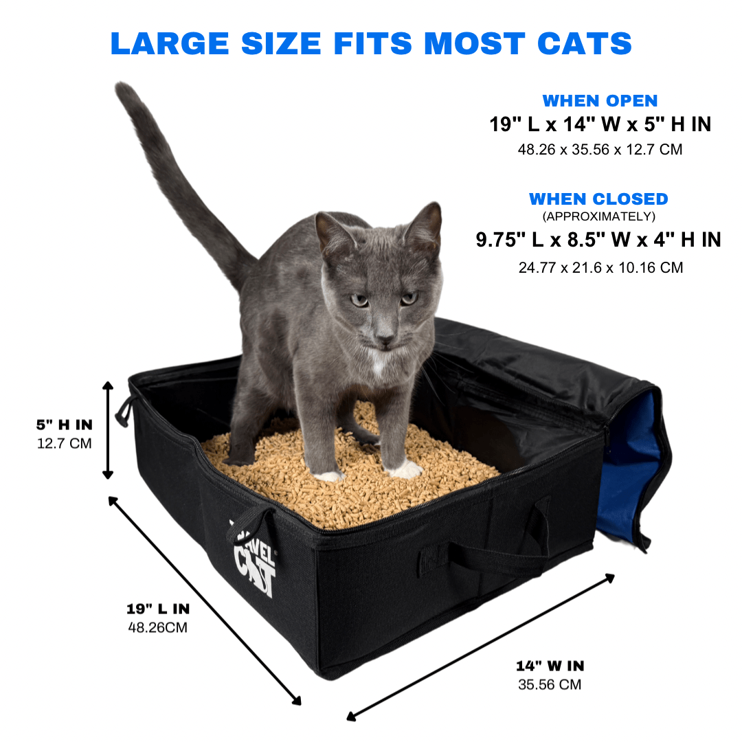 "The Porta-Pawty" Travel Litter Box - Portable Bathroom for Cats - Image 8