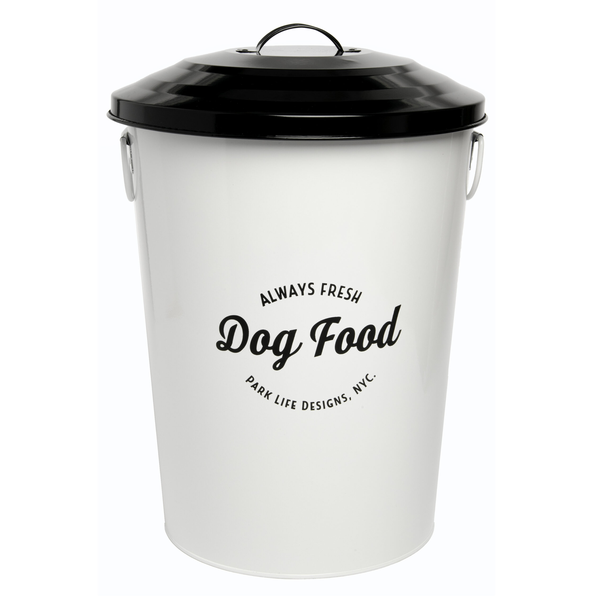 Andreas White Food Storage Canisters (set of 3)
