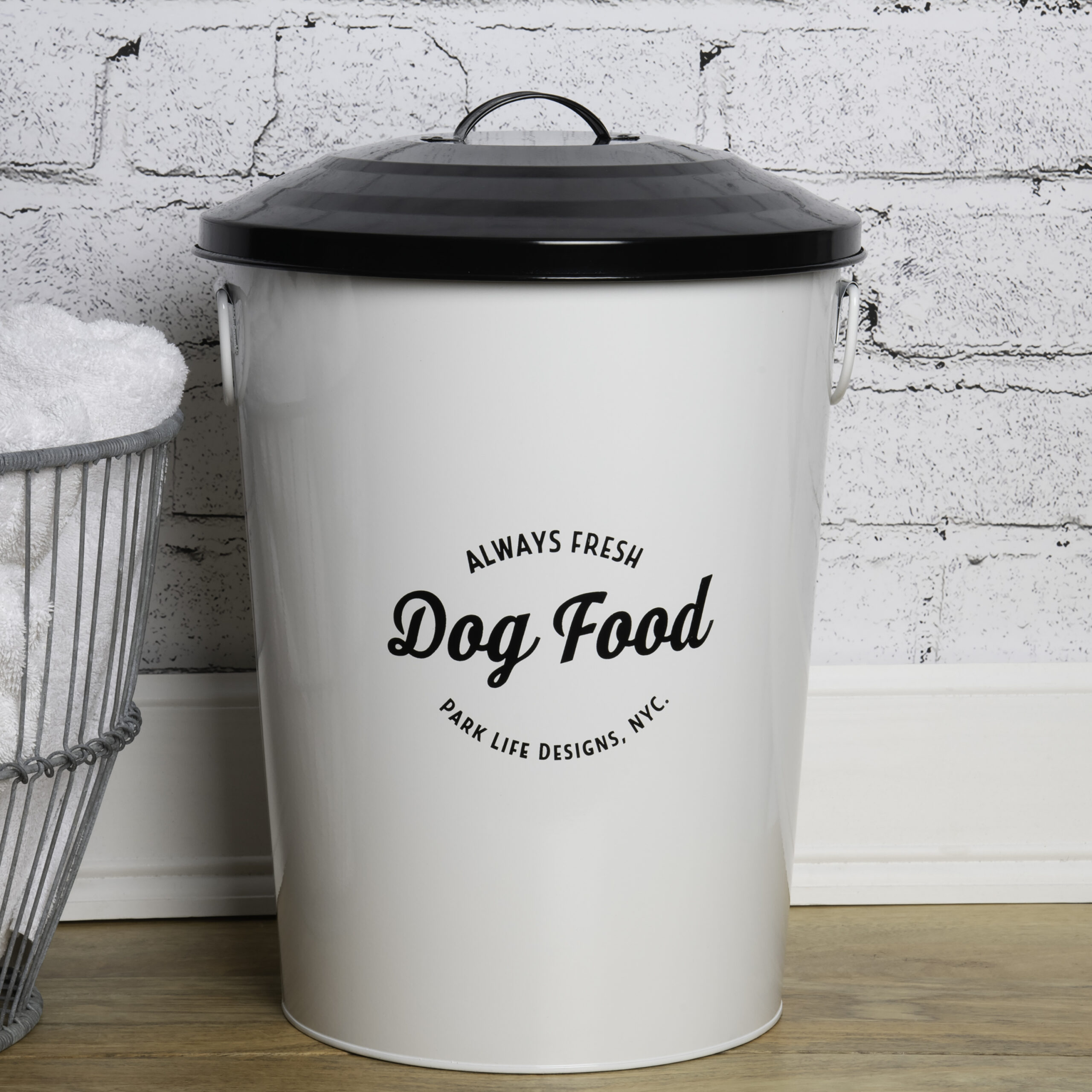 Andreas White Food Storage Canisters (set of 3) - Image 2