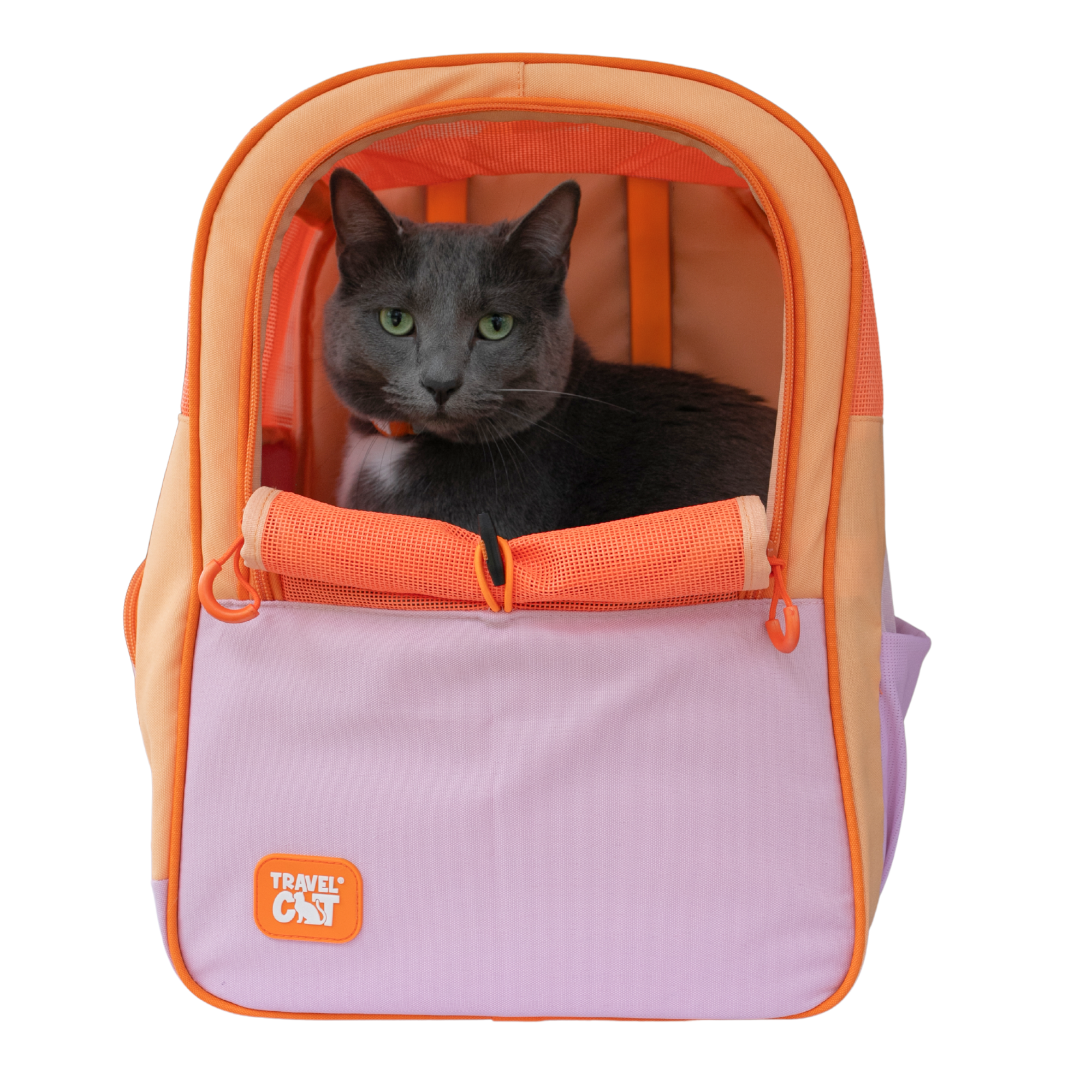 "The Explorer" Cat Backpack - Sunset Pink - Image 6