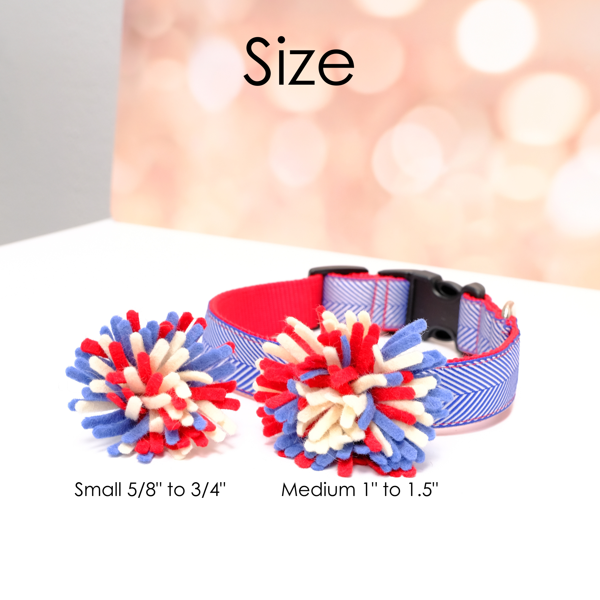 Firework | Fourth of July Dog Collar Accessory - Image 3