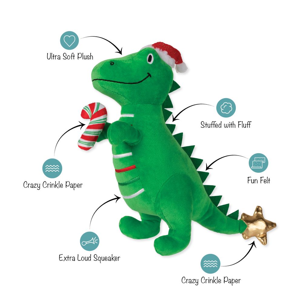 REX-MAS IS HERE! PLUSH DOG TOY - Image 2