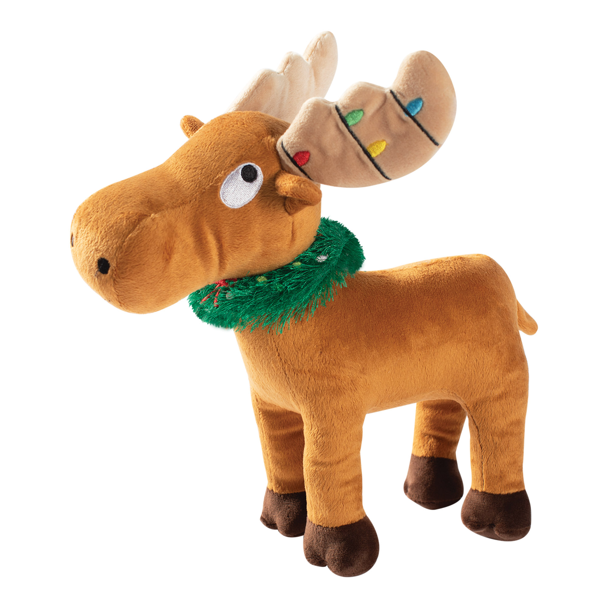 MERRY CHRISMOOSE PLUSH DOG TOY