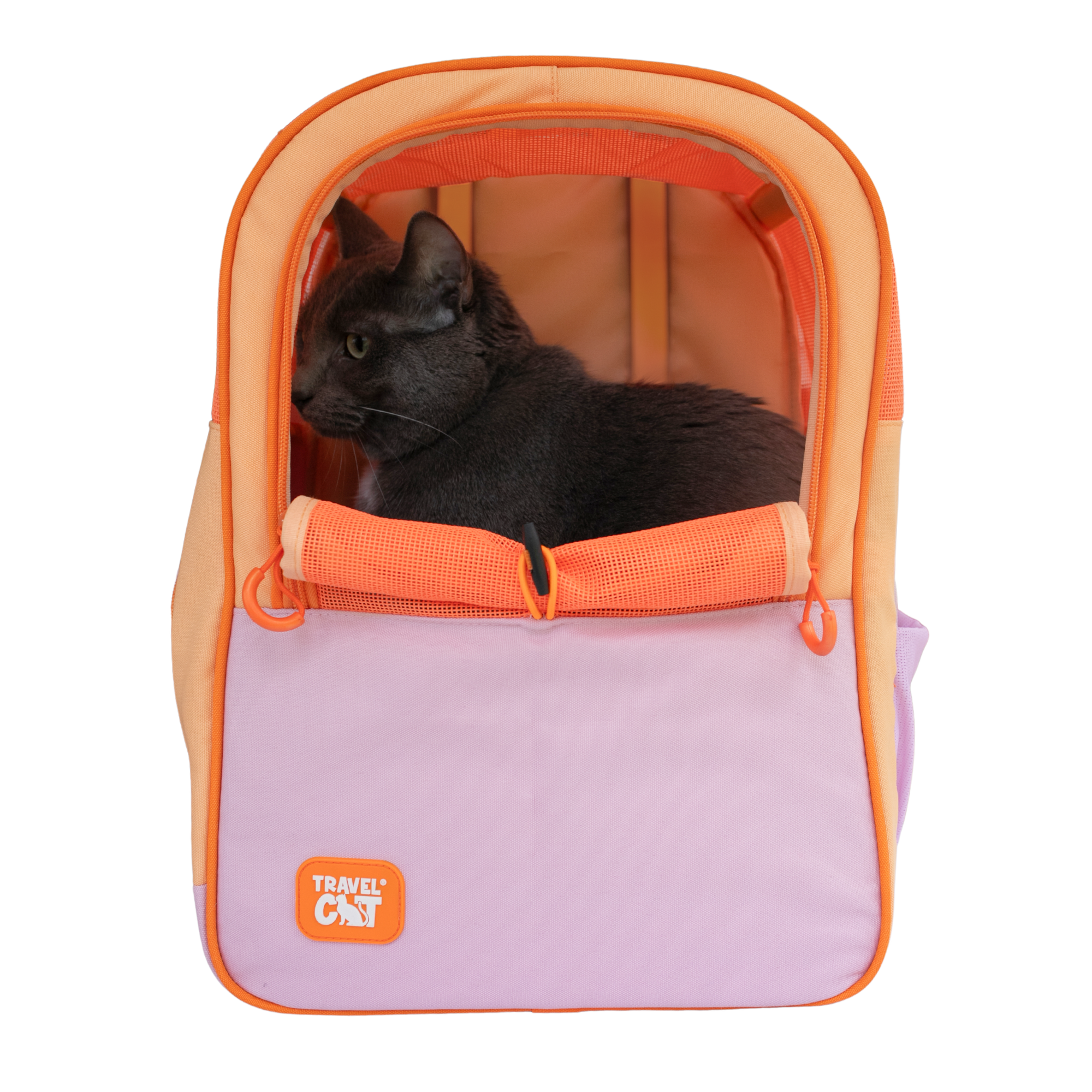 "The Explorer" Cat Backpack - Sunset Pink - Image 8