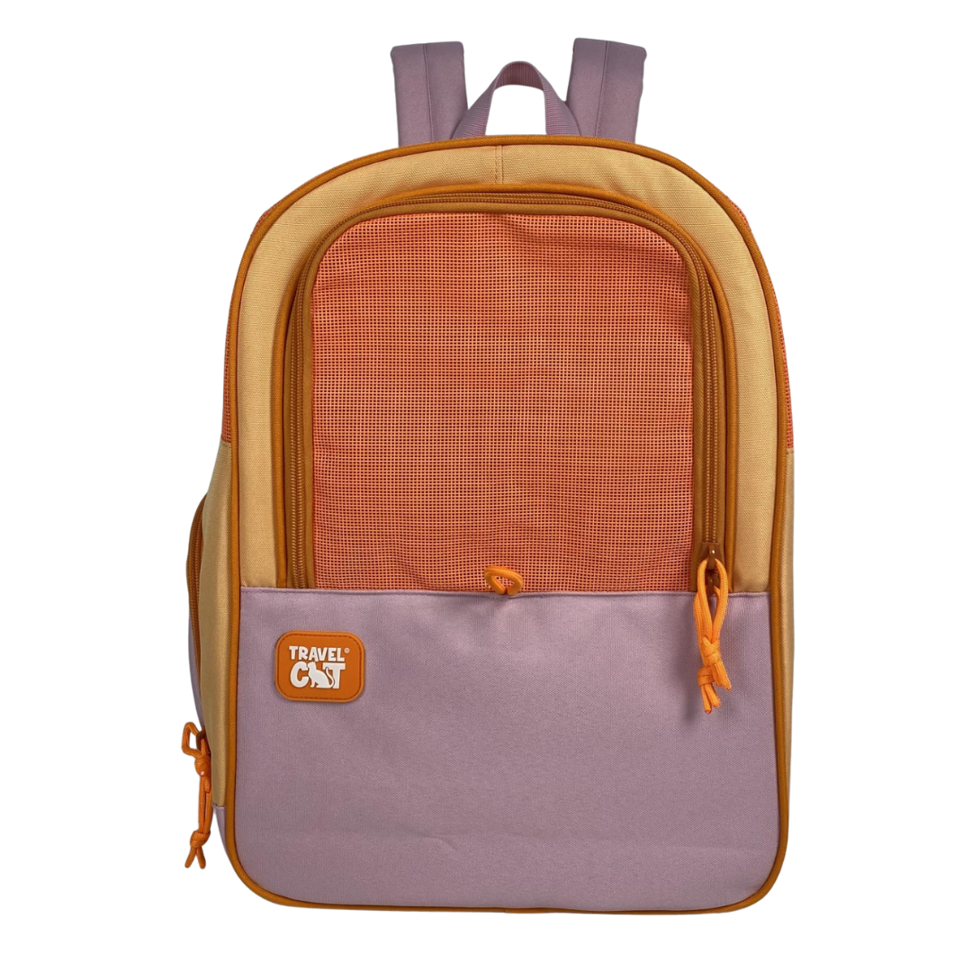 "The Explorer" Cat Backpack - Sunset Pink - Image 9