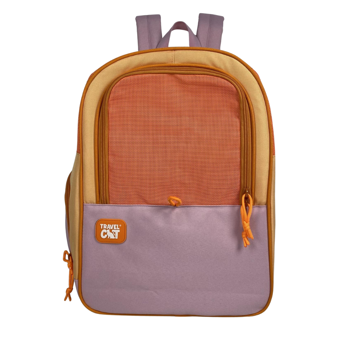 "The Explorer" Cat Backpack - Sunset Pink - Image 2