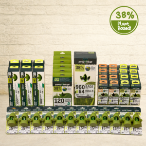 38% Biobased Poop Bag Starter Pack | 41 Sellable Units