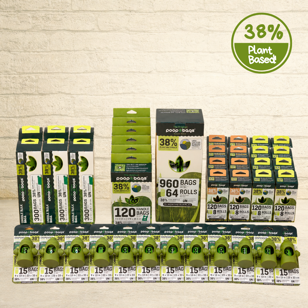 38% Biobased Poop Bag Starter Pack | 41 Sellable Units