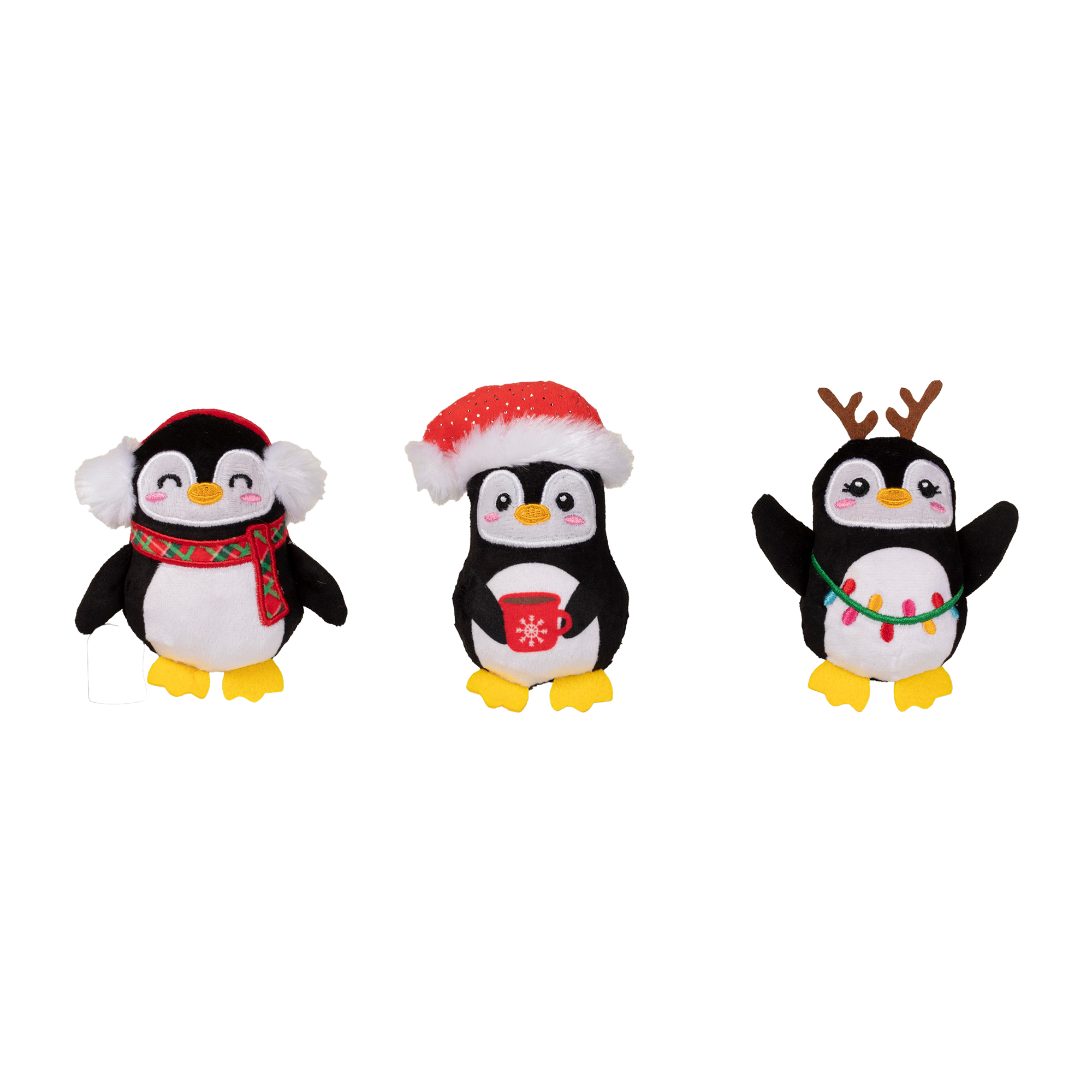 WADDLE SQUAD 3PCS SMALL DOG TOY SET
