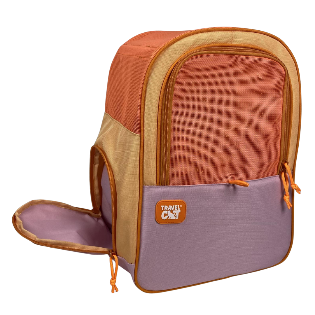 "The Explorer" Cat Backpack - Sunset Pink - Image 6