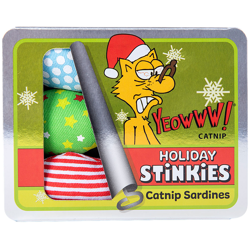 Holiday Stinkies Catnip Sardines Trio