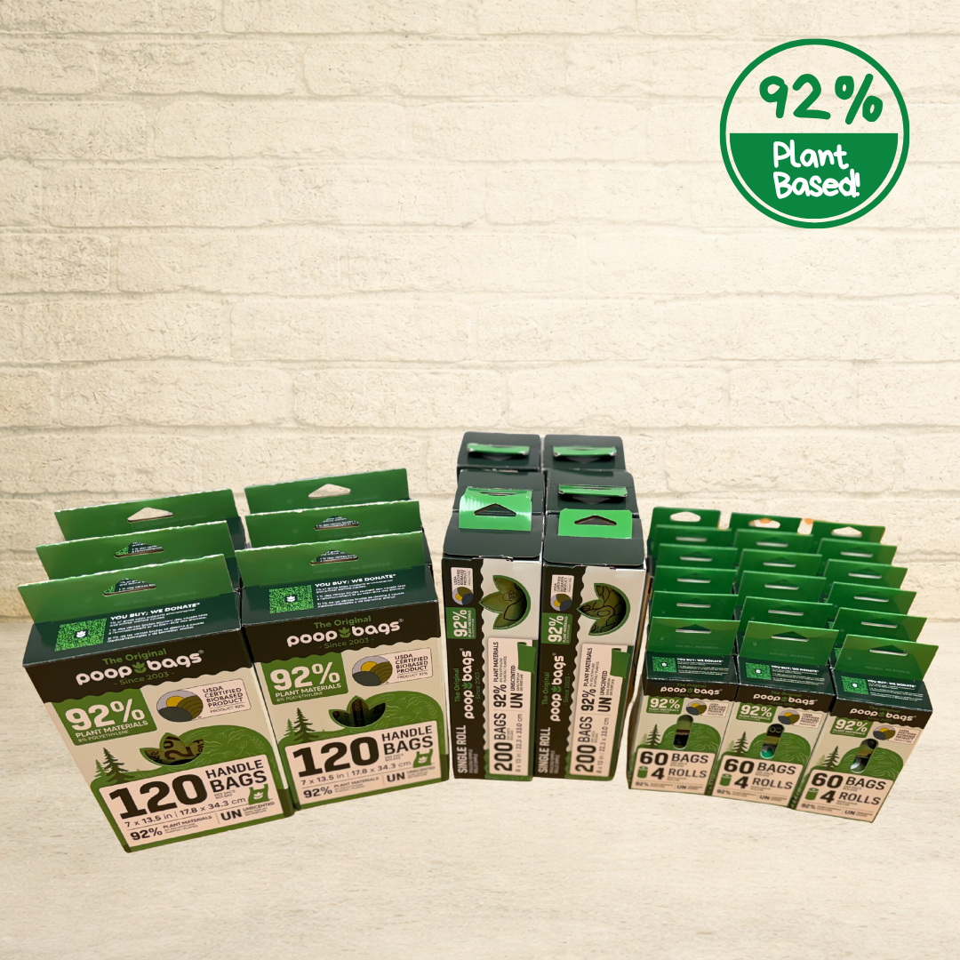 92% Biobased Poop Bags Starter Pack | 30 Sellable Units