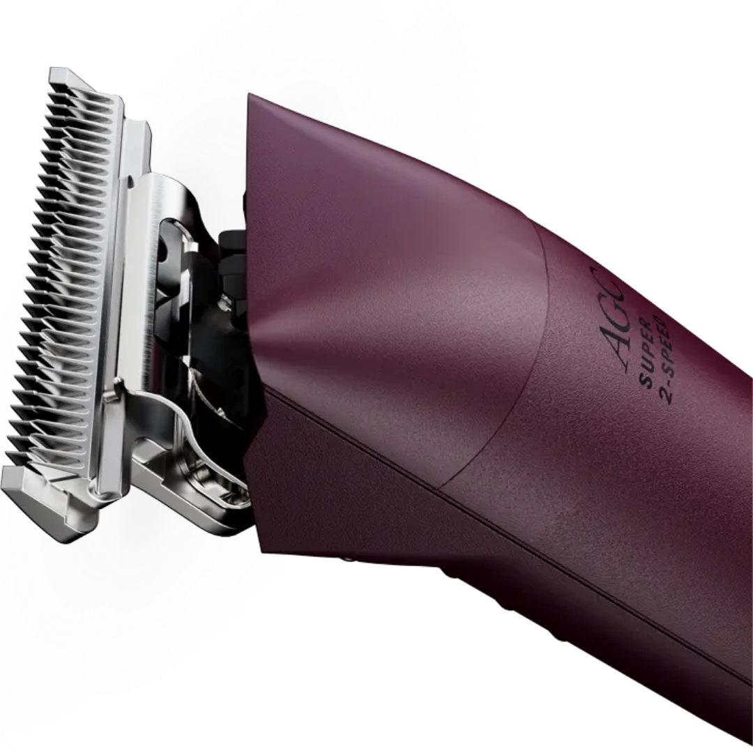 AGC Super 2-Speed Clipper Maroon with T-84 Detachable Blade by Andis - Image 2