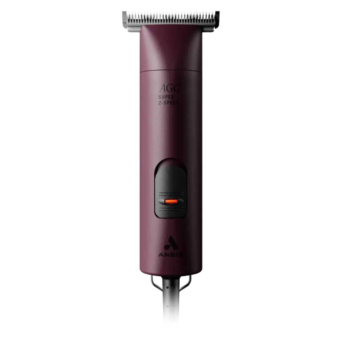 AGC Super 2-Speed Clipper Maroon with T-84 Detachable Blade by Andis