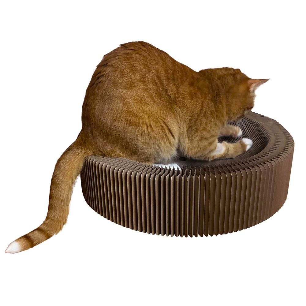 "The Accordion" Travel Cardboard Bed & Scratcher - Image 2