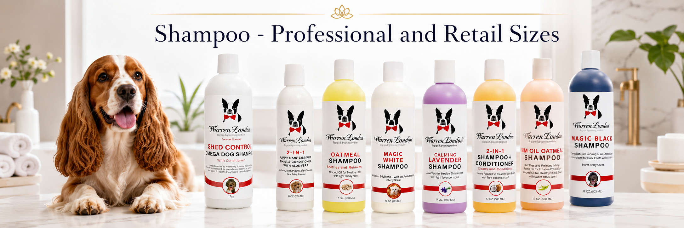 Shampoo - Professional and Retail Sizes