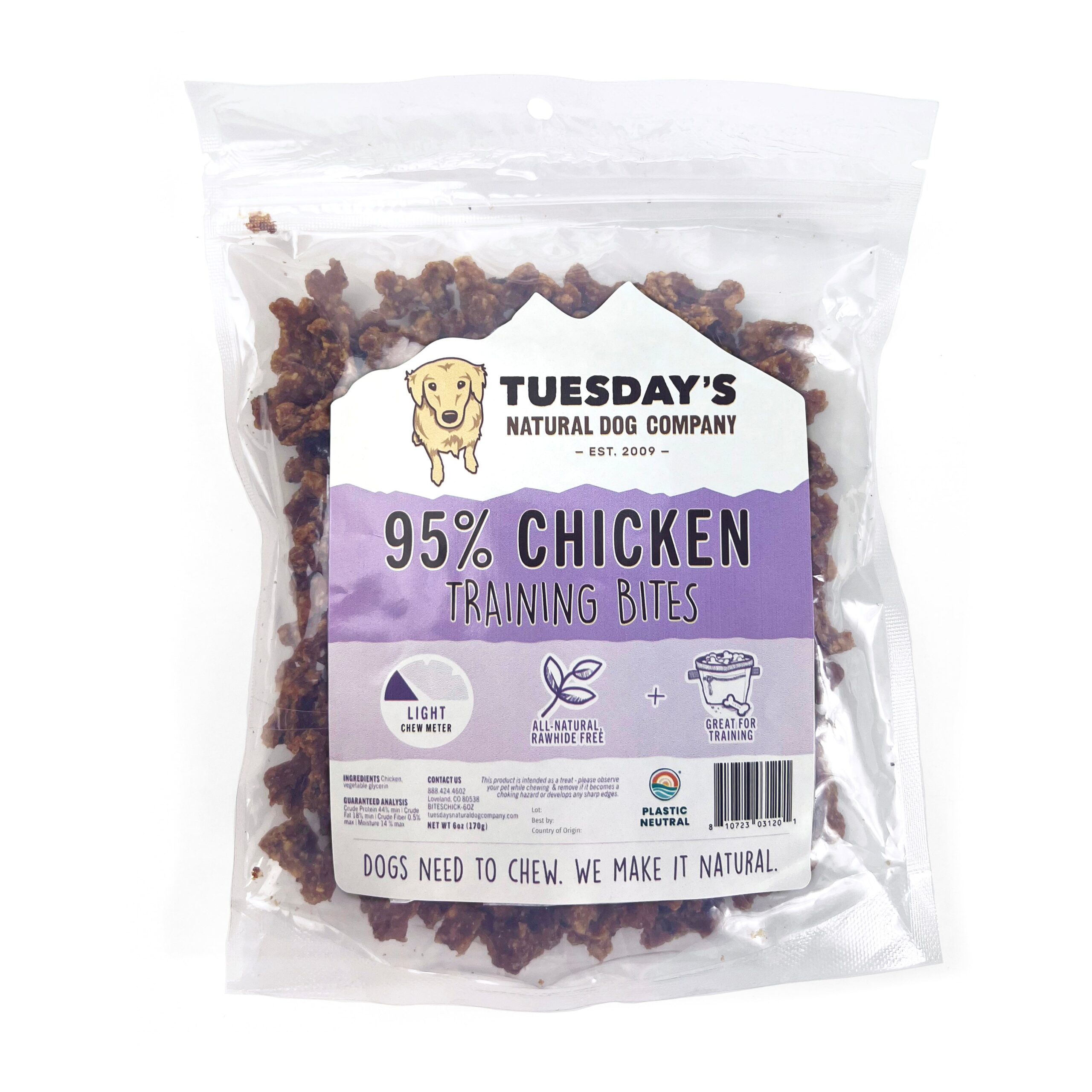 95% Chicken Training Bites - 6 oz - Image 2