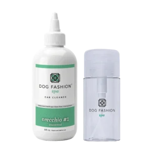 Orecchio #1 Unscented Ear Cleaner 8oz with Ear Cleaner Bottle by Dog Fashion Spa