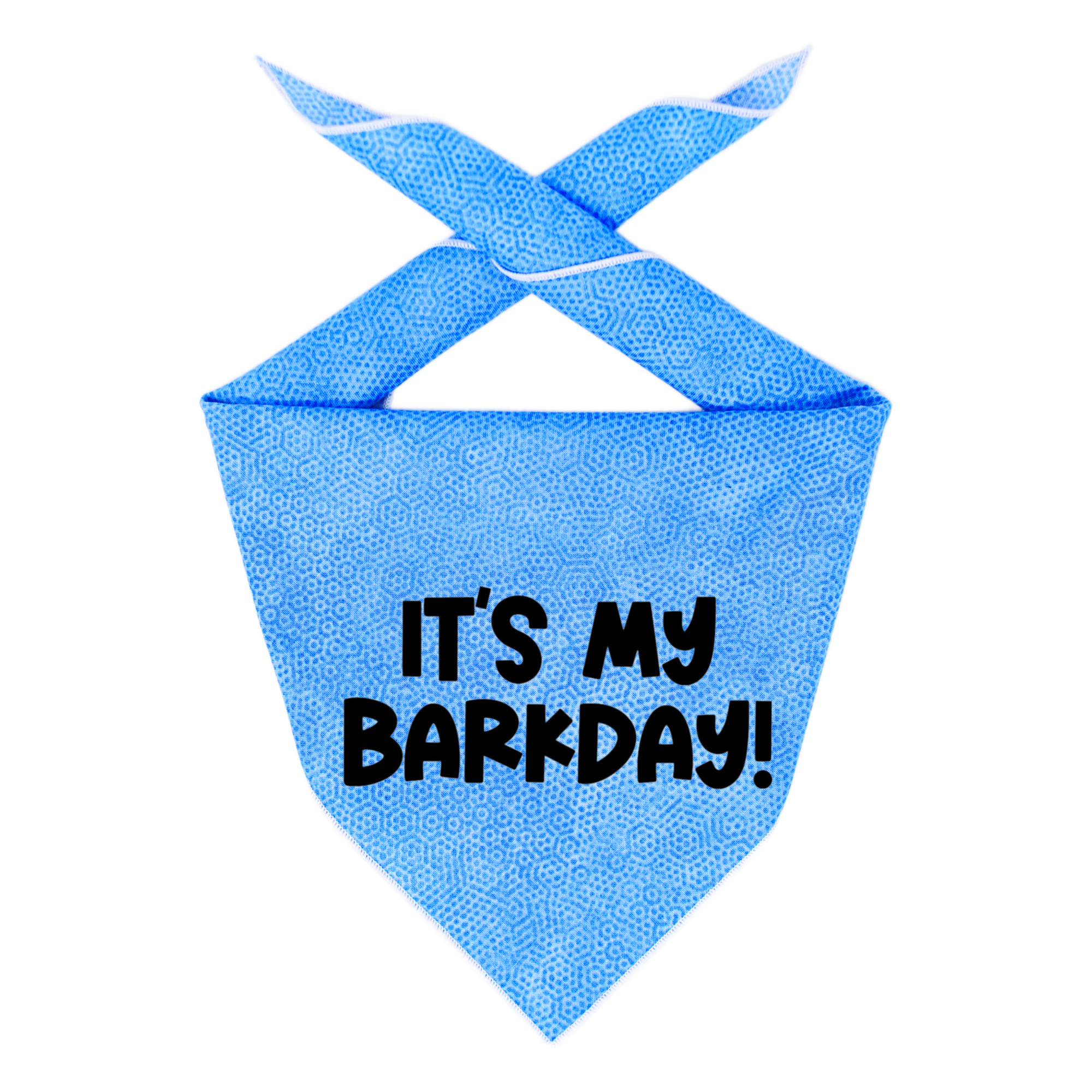 Barkday Bandana | It's My Barkday | Birthday Bandana | Birthday Pet Bandana | Dog | Blue