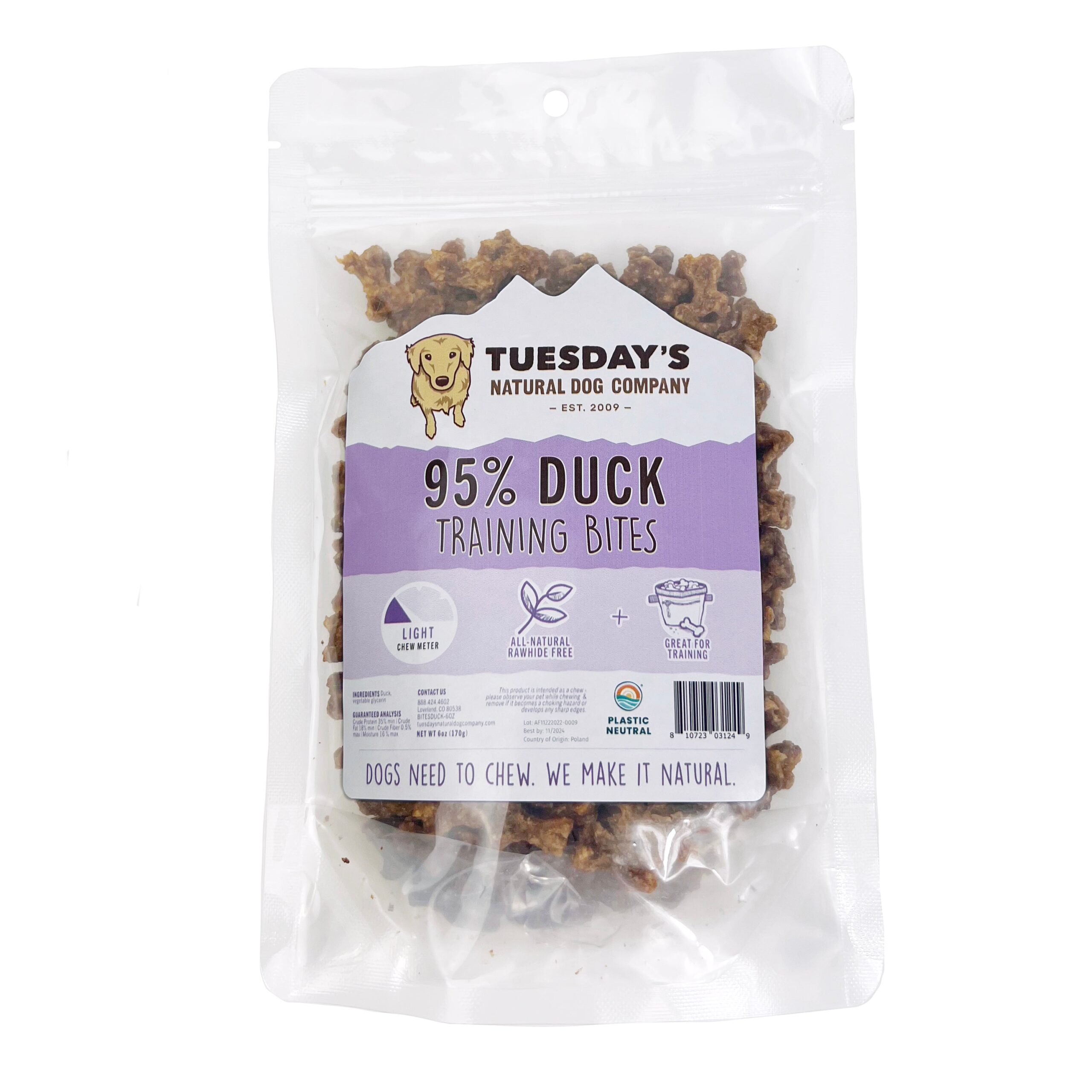 95% Duck Training Bites - 6 oz