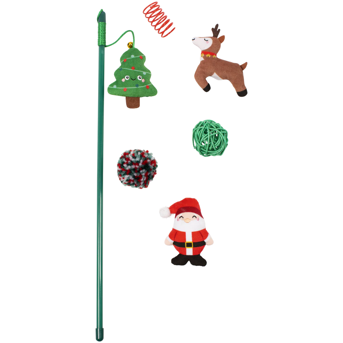 JINGLE JOY 6PC MLTPK CAT TOY SET