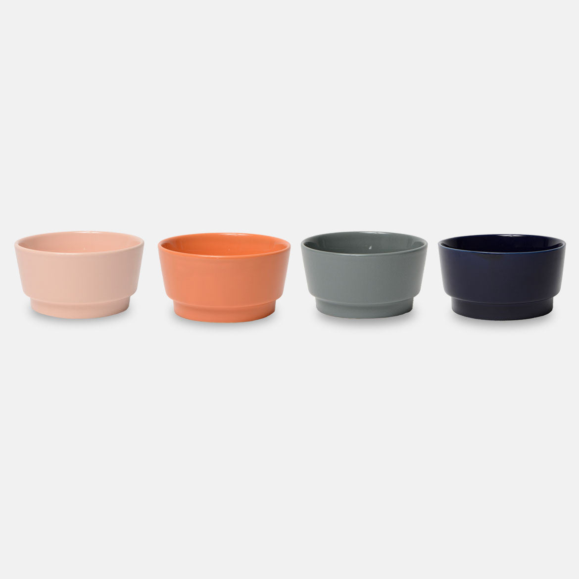 Gloss Ceramic Dog Bowl Midnight - Waggo