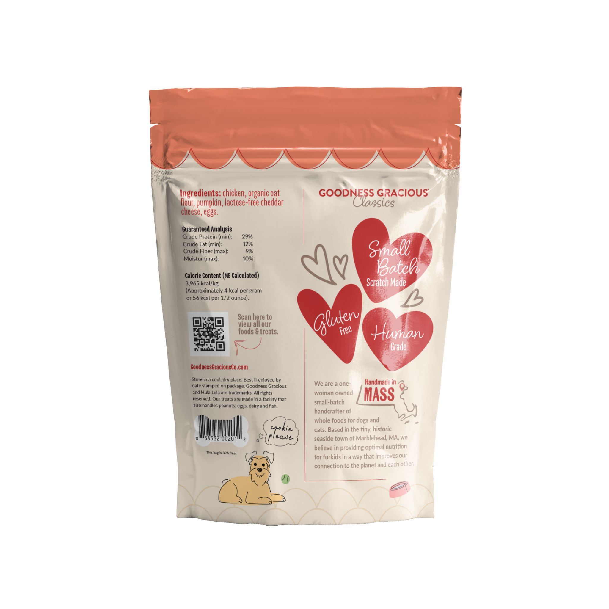 Roasted Chicken Cheddar Cookies for Dogs, 8oz. Bags - Image 3