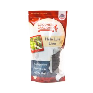Hula Lula Beef Liver Jerky for Dogs, 5oz. Bags