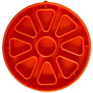 SodaPup Citrus Softie eTray Shallow Slow Feeder Dog Bowl | USA Made