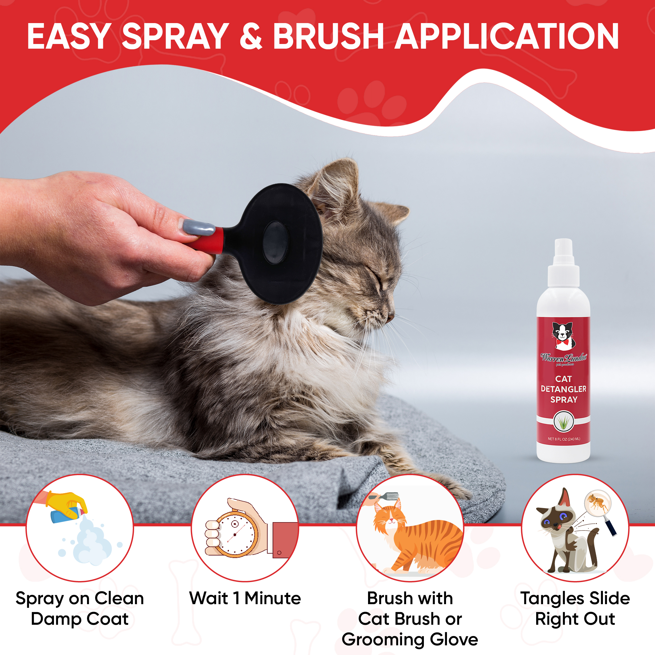 Cat Detangler Spray - Unscented - Image 5