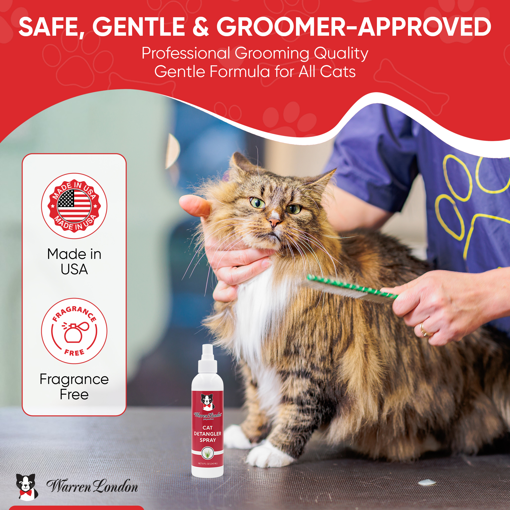 Cat Detangler Spray - Unscented - Image 3