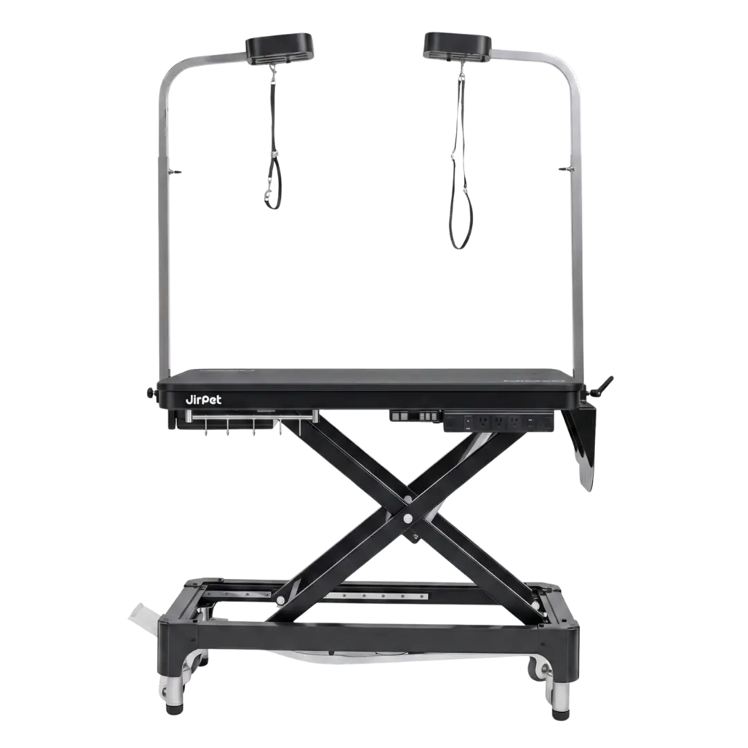 Atlas Electric Grooming Table with Adjustable Height & LED Arm by Jirpet