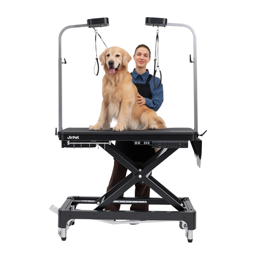 Atlas Electric Grooming Table with Adjustable Height & LED Arm by Jirpet - Image 2