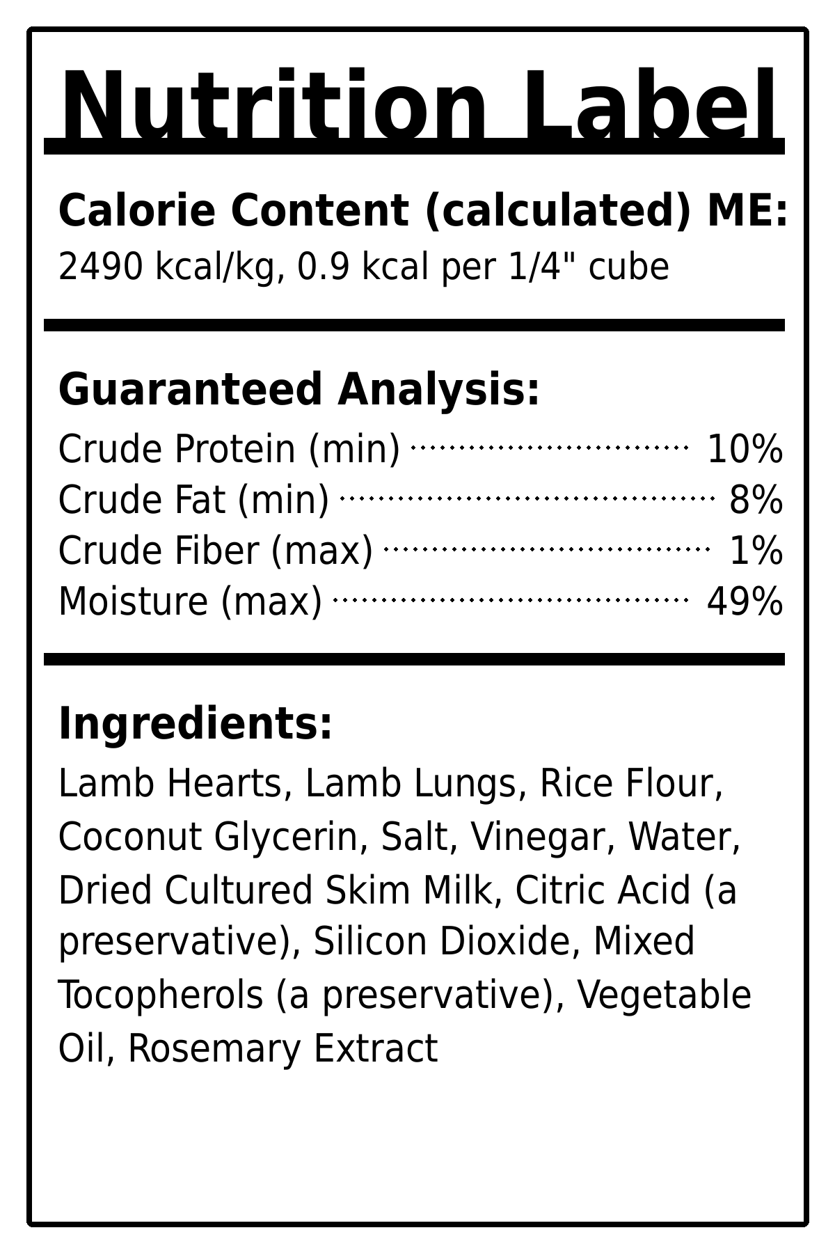2 lb. Lamb Meat Roll Treat - Image 2