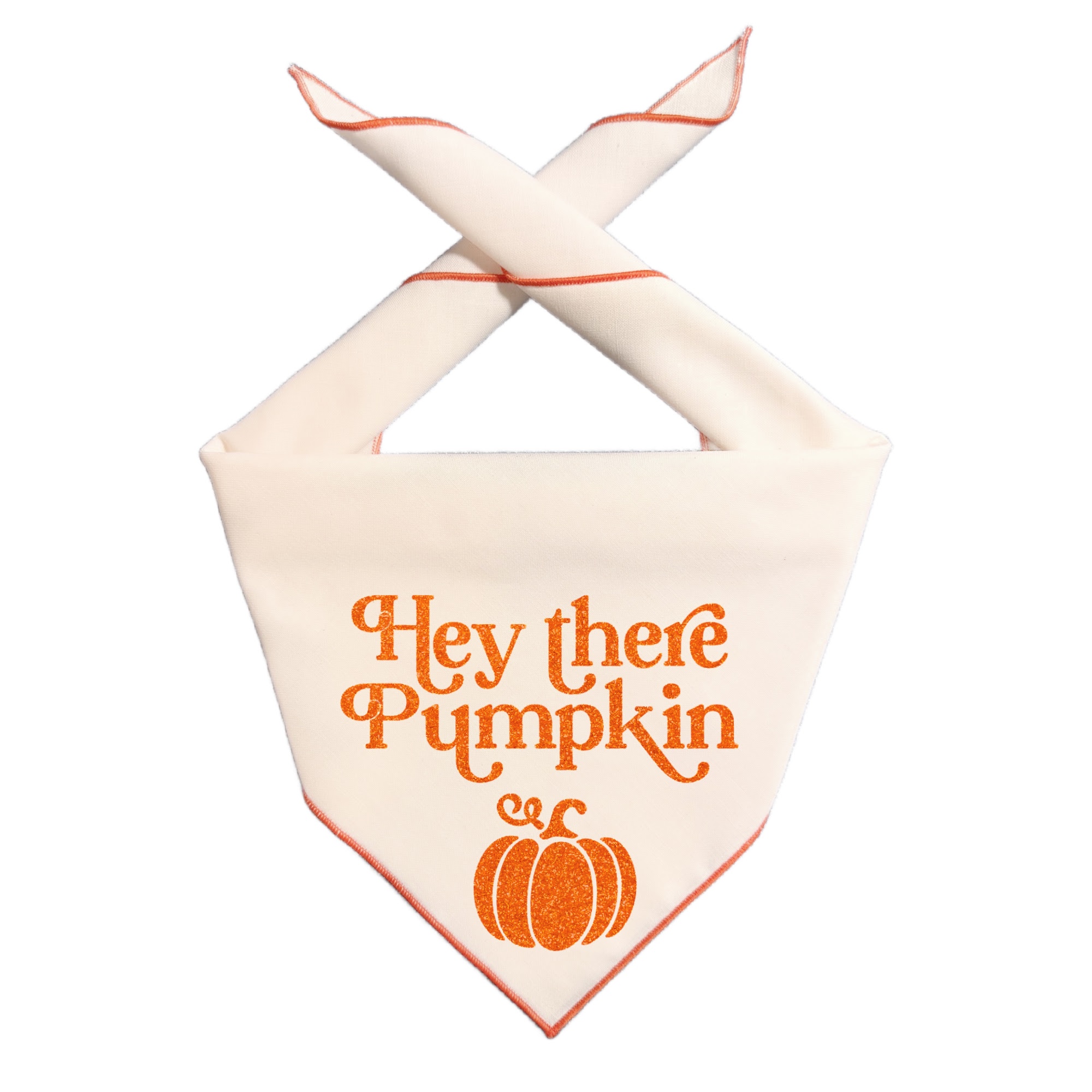 Halloween Bandana | Fall Dog Bandana | Pumpkins | Hey There Pumpkin | Pet Bandana