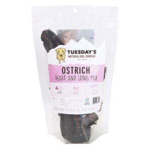 Ostrich Organ (Heart & Lung) Mix - 4 oz