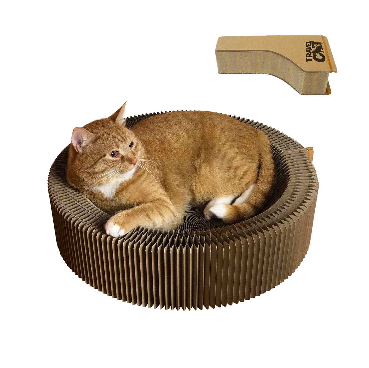 "The Accordion" Travel Cardboard Bed & Scratcher - Image 5