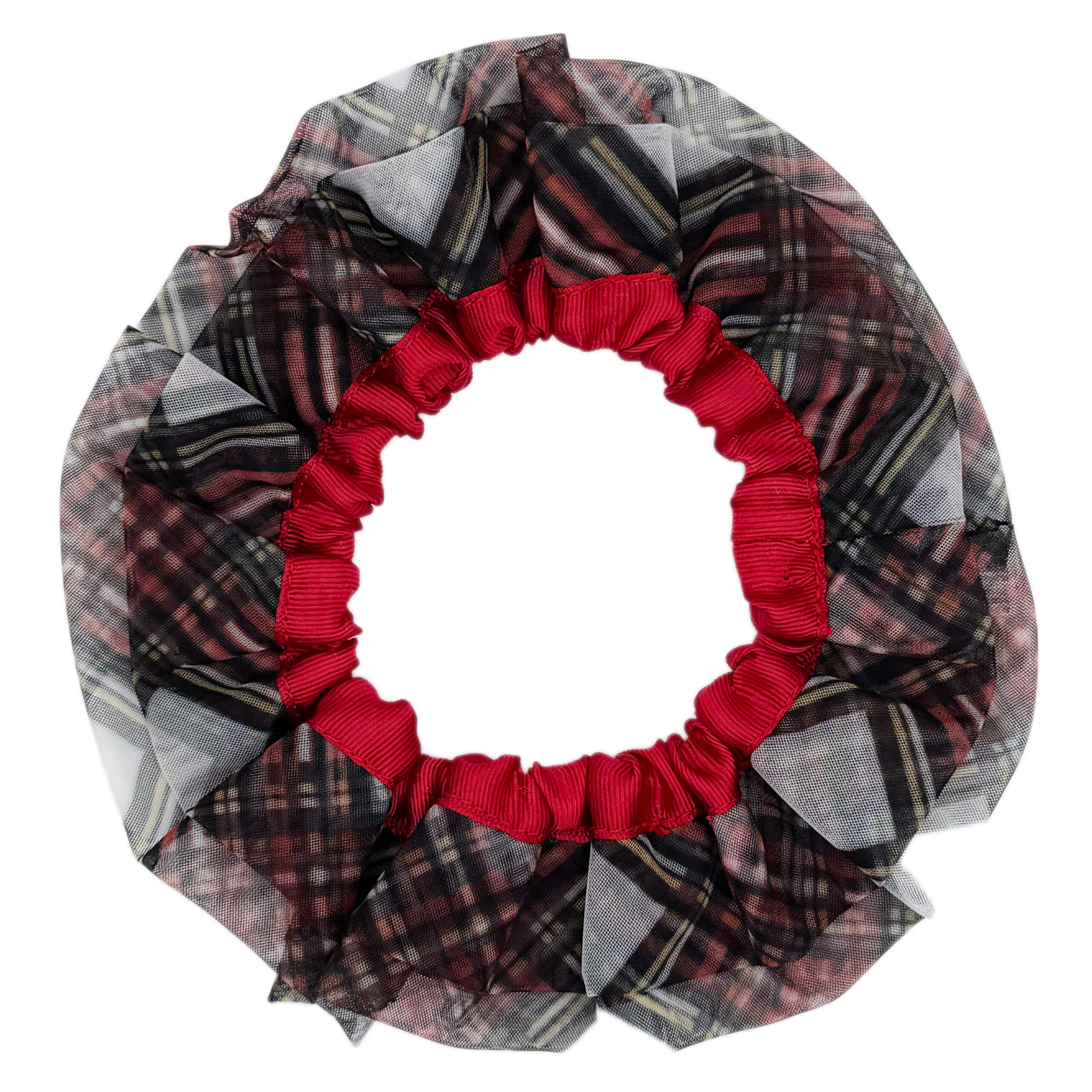White Stewart Tulle Scrunchie