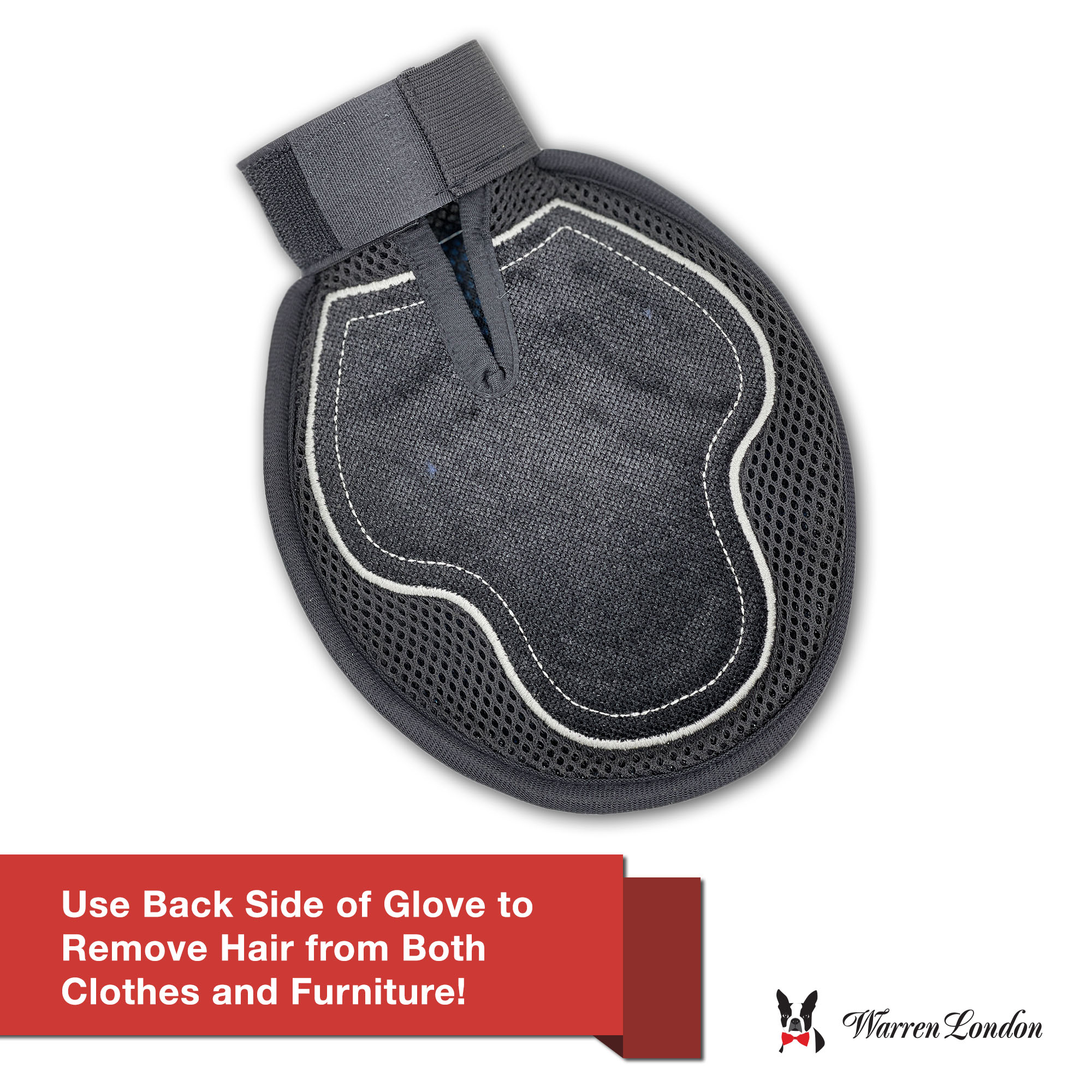2-in-1 Grooming Glove, Double Sided - Image 3
