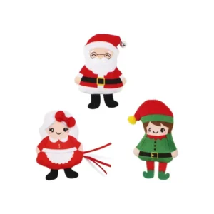 SANTA'S SQUAD CAT TOY SET OF 3